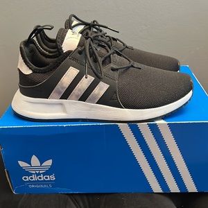 Adidas Original X_PLR. Black and Iridescent color. Youth size 5.5